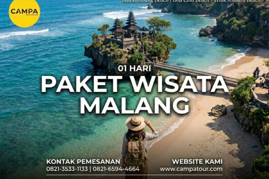 Paket Tour Malang 1 Hari: Pantai Balekambang, Pantai Goa Cina Dan Pantai Teluk Asmara bersama Campa Tour