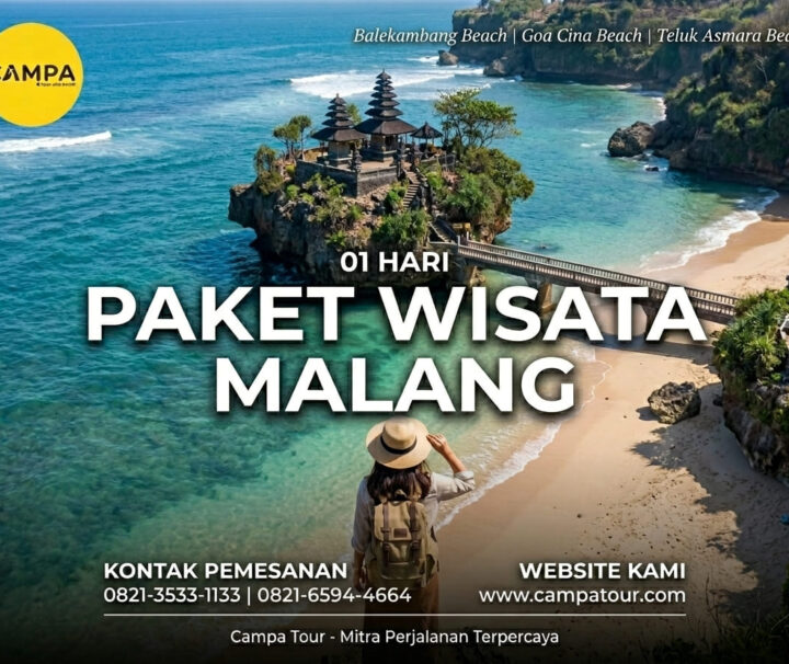 Paket Tour Malang 1 Hari: Pantai Balekambang, Pantai Goa Cina Dan Pantai Teluk Asmara bersama Campa Tour