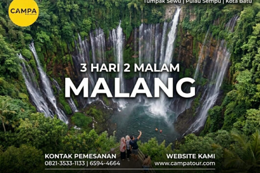 Paket Tour Malang 3 Hari 2 Malam (3H2M): Tumpak Sewu dan Pulau Sempu
