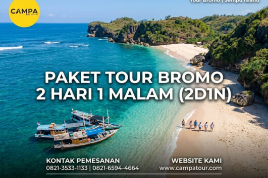 Paket Tour Gunung Bromo dan Pulau Sempu 2 Hari bersama Campa Tour