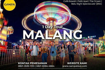 Paket Tour Malang 1 Hari: Café Bawah, Petik Apel, The Onsen Dan Batu Night Spektakuler (BNS) Bersama Campa Tour