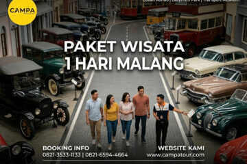 Paket Tour Malang 1 Hari: Coban Rondo, Taman Labirin Dan Museum Angkut bersama Campa Tour