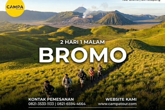 Paket Tour Bromo dan Gili Ketapang 2 Hari 1 Malam (2H1M) bersama Campa Tour