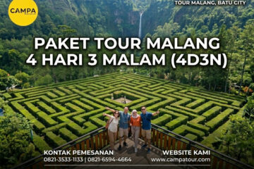 Paket Tour Malang Kota Batu Surabaya 4 Hari 3 Malam (4H3M) bersama Campa Tour