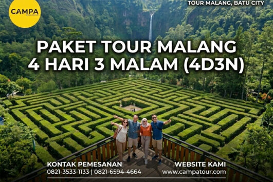 Paket Tour Malang Kota Batu Surabaya 4 Hari 3 Malam (4H3M) bersama Campa Tour
