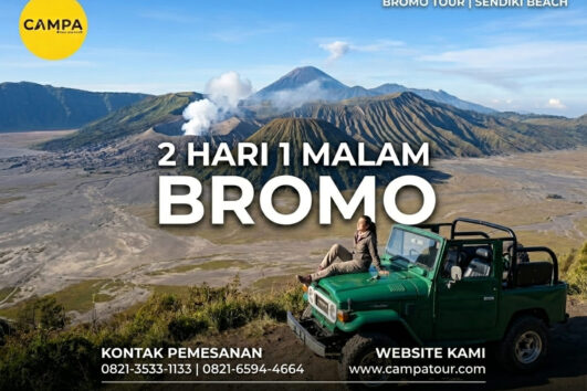 Paket Tour Bromo dan Pantai Sendiki 2 Hari 1 Malam (2H1M) bersama Campa Tour