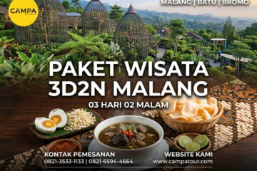 Paket Tour Malang, Batu & Bromo 3 Hari 2 Malam (3H2M) bersama Campa Tour