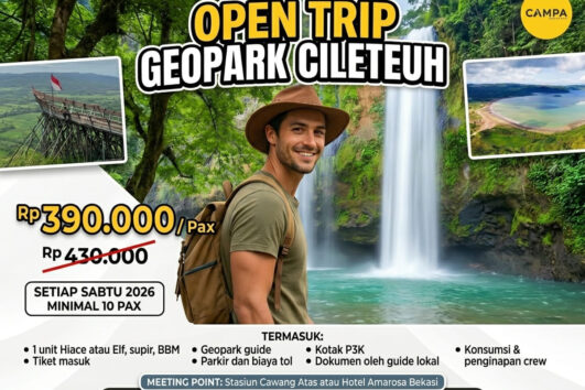 Open Trip Geopark Cileteuh Sukabumi 2026 - Campa Tour -