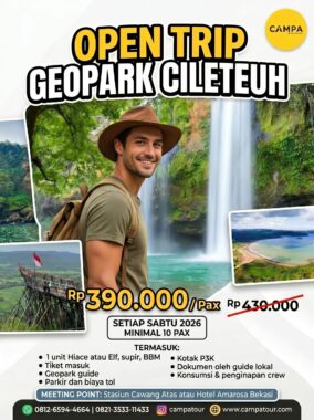 Open Trip Geopark Cileteuh Sukabumi 2026 - Campa Tour