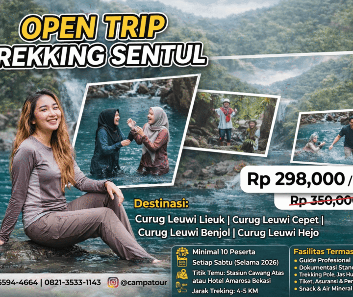 Open Trip Trekking Sentul 2026 - Campa Tour - Trekking Sentul Termurah (1)