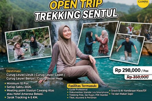 Open Trip Trekking Sentul 2026 - Campa Tour - Trekking Sentul Termurah dan Terbaru -