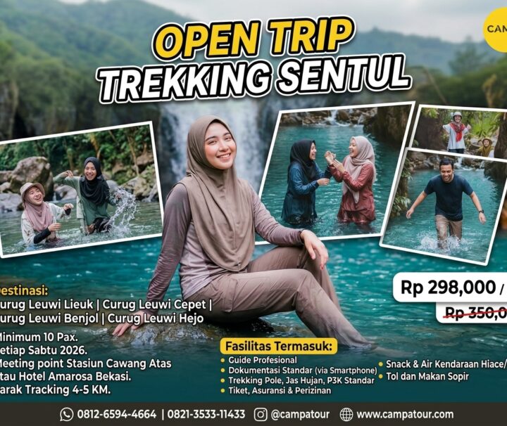 Open Trip Trekking Sentul 2026 - Campa Tour - Trekking Sentul Termurah dan Terbaru -