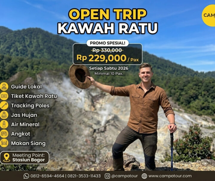 Open Trip kawah Ratu 2026 - Campa Tour -