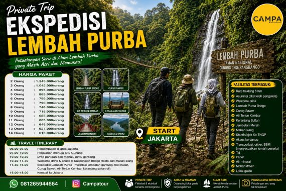 trekking lembah purba