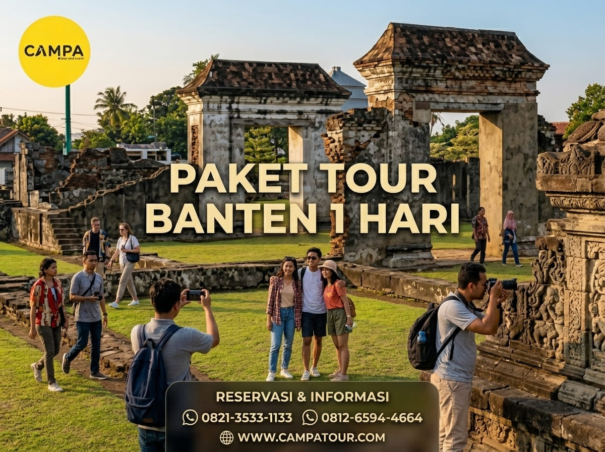 Paket Tour Banten 1 Hari Masjid Kasunyutan, Keraton Kaibon Dan Gapurang Gedong Ijo_Campa Tour