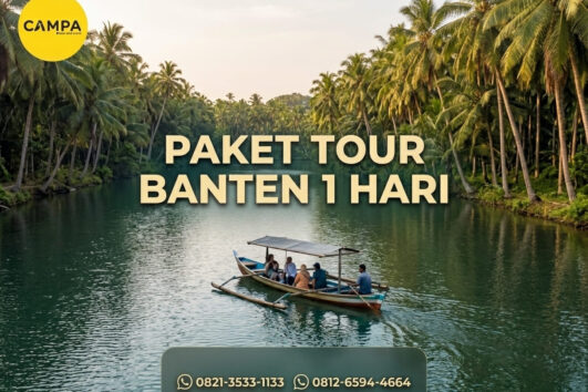 Paket Tour Banten 1 Hari Pulau Peucang, Trekking Pohon Kiara, Cidaon Dan Sungai Cigenter_Campa Tour