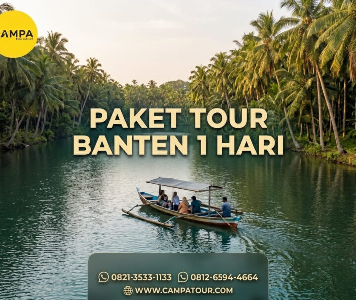 Paket Tour Banten 1 Hari Pulau Peucang, Trekking Pohon Kiara, Cidaon Dan Sungai Cigenter_Campa Tour