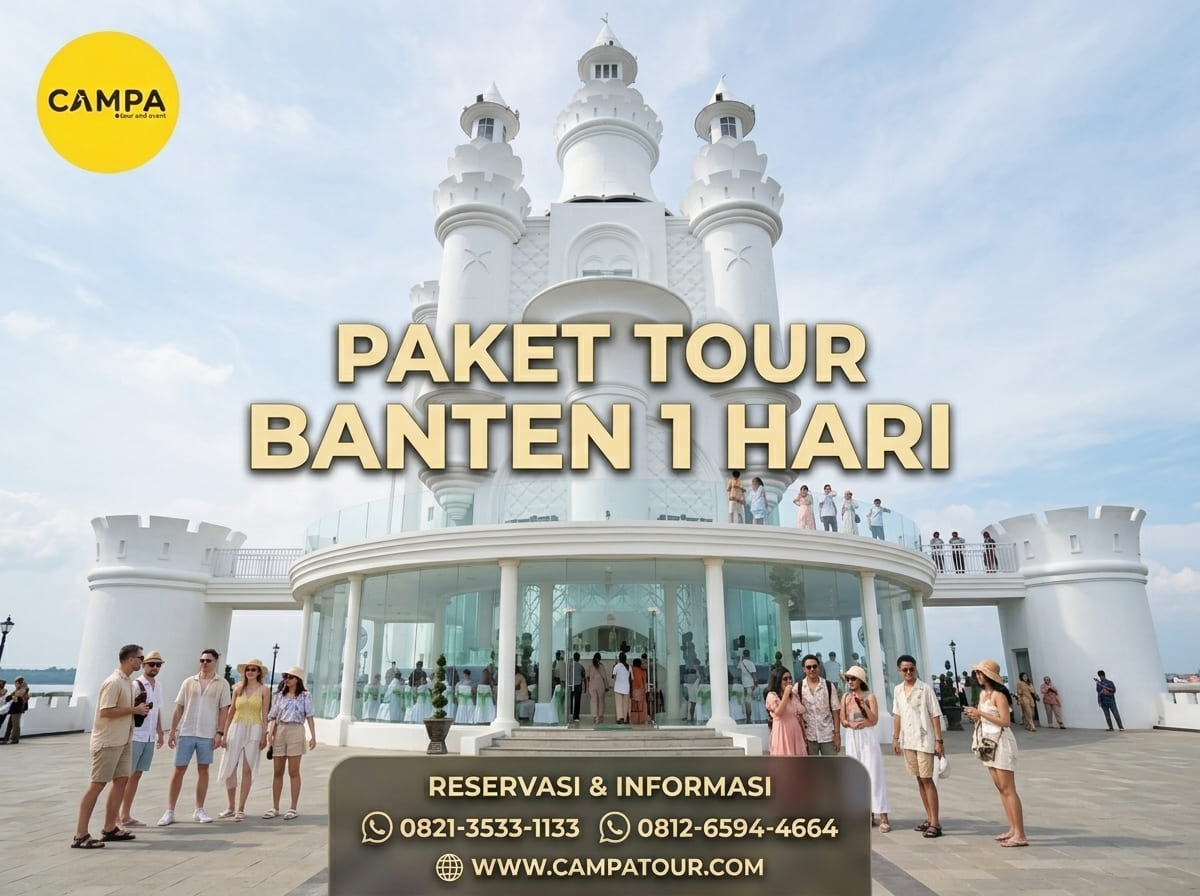 Paket Tour Banten 1 Hari The Breeze Bsd City, Scientia Square Park Dan Froggy Floating Castle_Campa Tour