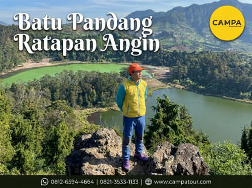 Batu Pandang Ratapan Angin - Paket WIsata Dieng bersama Campa Tour
