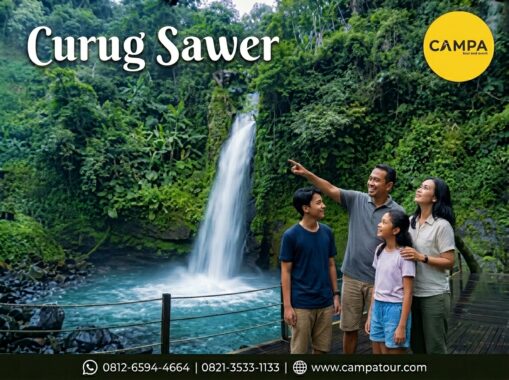 Curug Sawer - Paket Tour Wisata Sukabumi Bersama Campa Tour