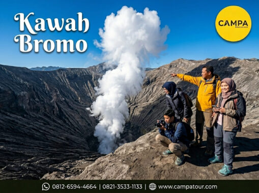 Kawah Bromo - Paket Tour Bromo bersama Campa Tour - Trip Bromo