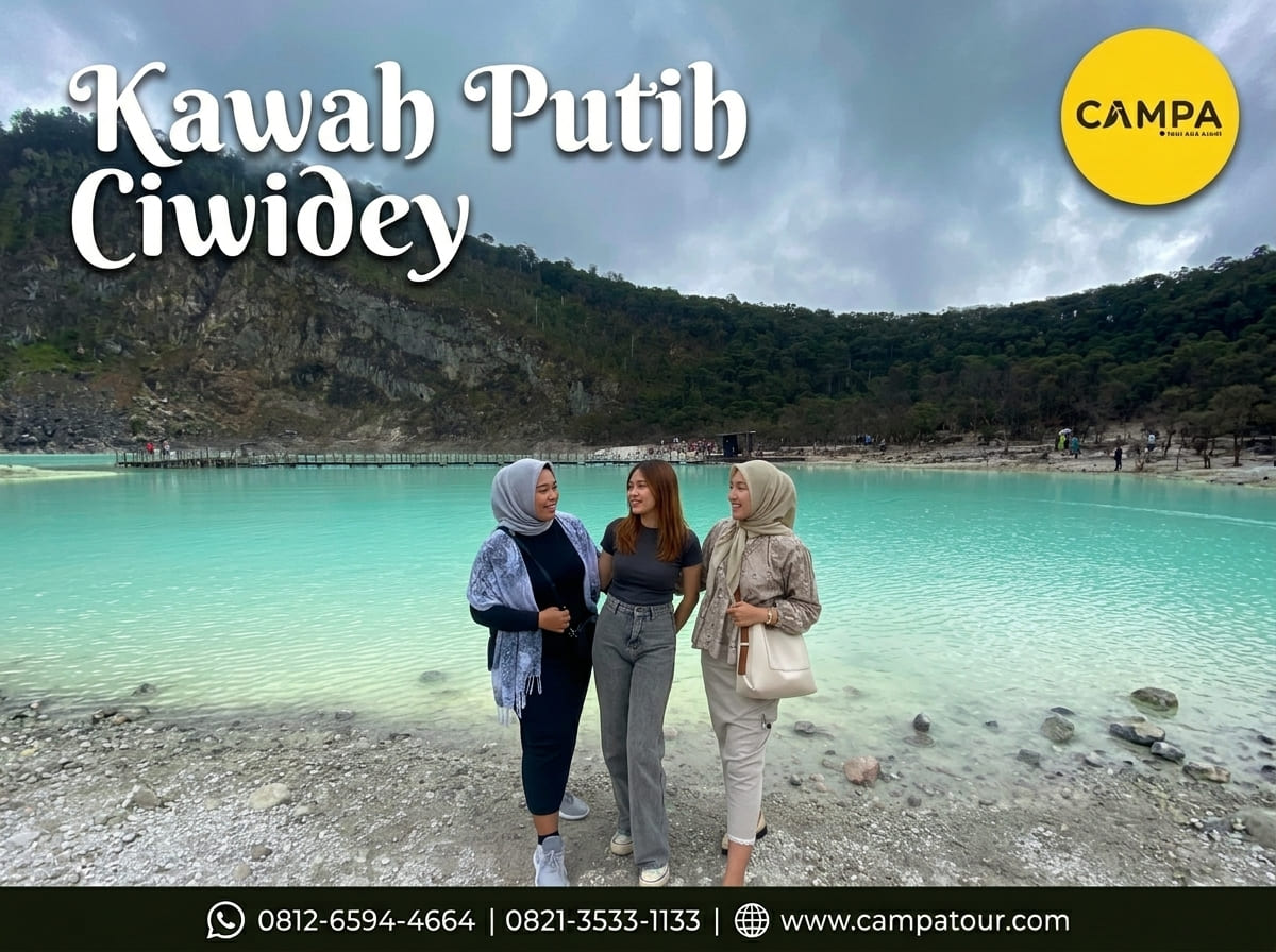 Kawah Putih Ciwidey - Paket Wisata Bandung bersama Campa Tour