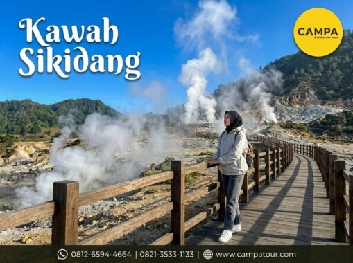 Kawah Sikidang - Paket WIsata Dieng bersama Campa Tour