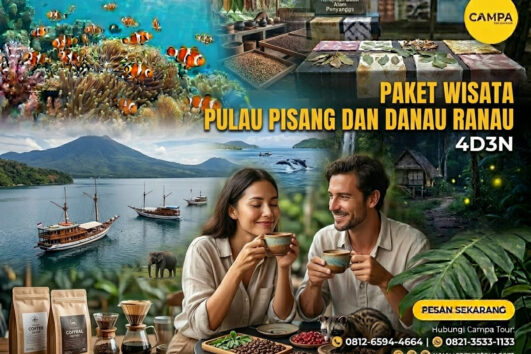 Paket Tour Pulau Pisang dan Danau Ranau 4 Hari 3 Malam (4H3M)