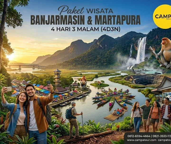 Paket Tour Banjarmasin dan Martapura 4 Hari 3 Malam (4H3M) - Campa Tour