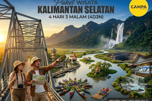 Paket Tour Kalimantan Selatan 4 Hari 3 Malam (4H3M) - Campa Tour