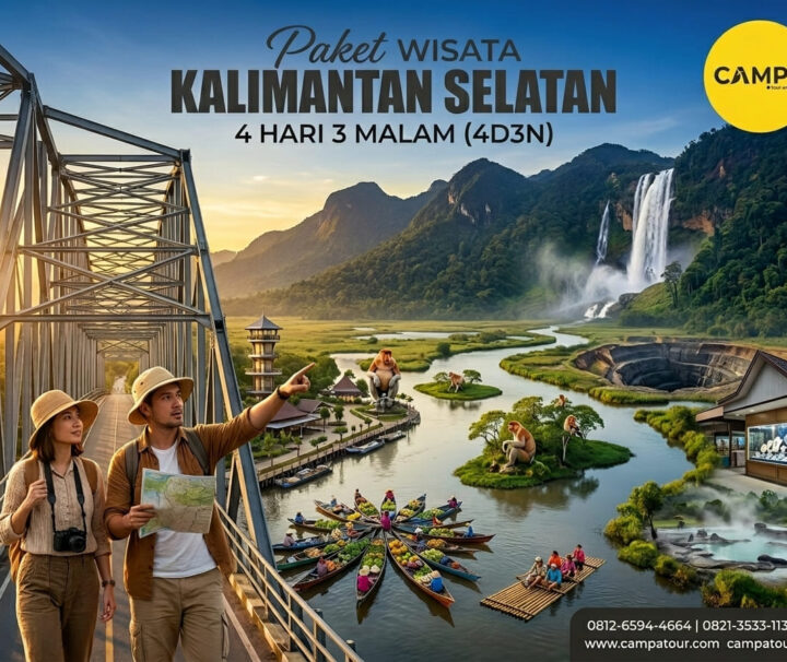 Paket Tour Kalimantan Selatan 4 Hari 3 Malam (4H3M) - Campa Tour