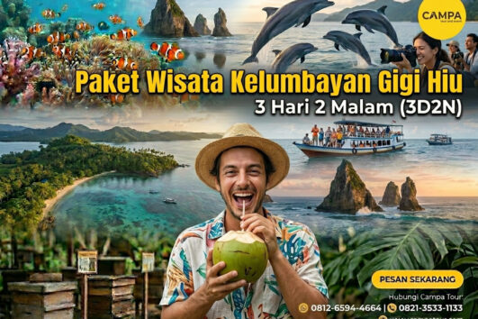 Paket Tour Kelumbayan Gigi Hiu 3 Hari 2 Malam (3H2M)