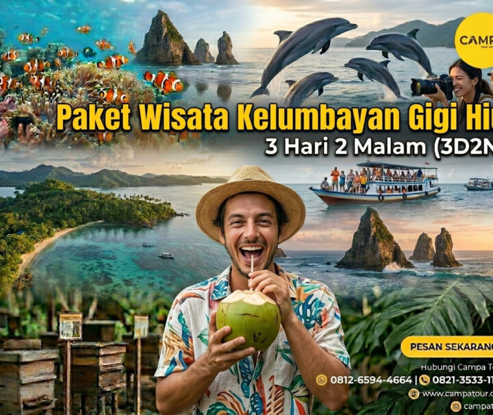 Paket Tour Kelumbayan Gigi Hiu 3 Hari 2 Malam (3H2M)