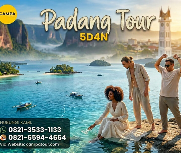 Paket Tour Padang 5 Hari 4 Malam (5H4M)