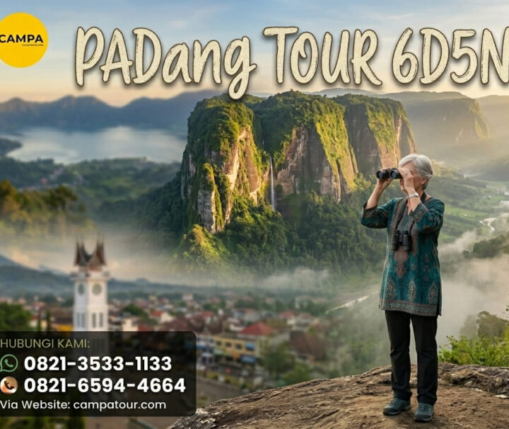 Paket Tour Padang 6 Hari 5 Malam (6H5M)