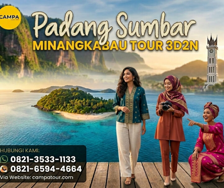 Paket Tour Padang Sumbar Minangkabau 3 Hari 2 Malam (3H2M)