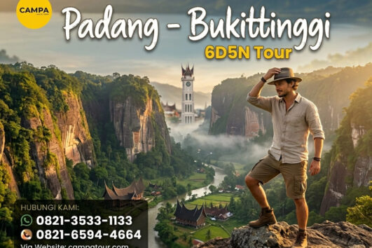 Paket Tour Padang – Bukittinggi 6 Hari 5 Malam