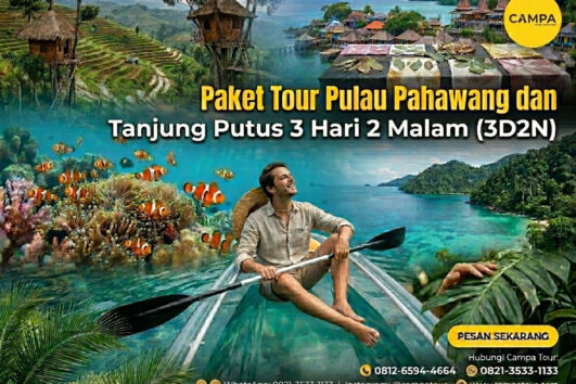 Paket Tour Pulau Pahawang dan Tanjung Putus 3 Hari 2 Malam (3H2M) - Campa Tour