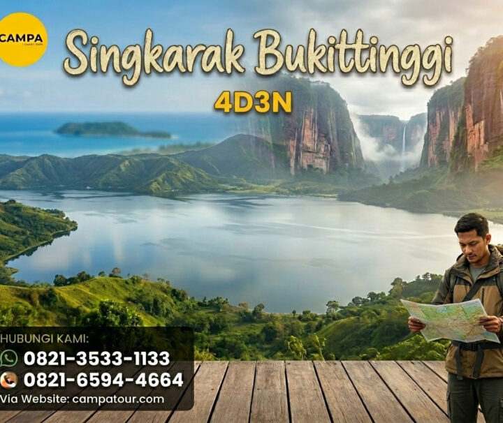 Paket Tour Singkarak Bukittinggi 4 Hari 3 Malam (4H3M)
