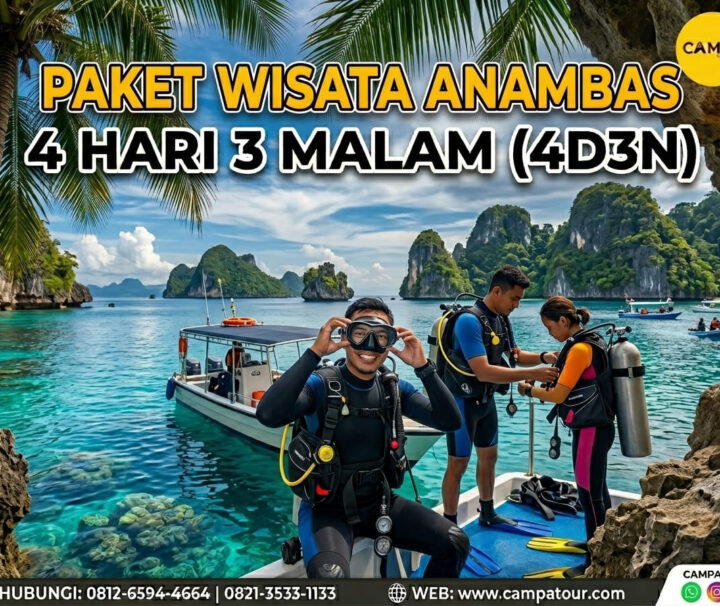 Paket Tour Diving Anambas 4 Hari 3 Malam (4H3M)