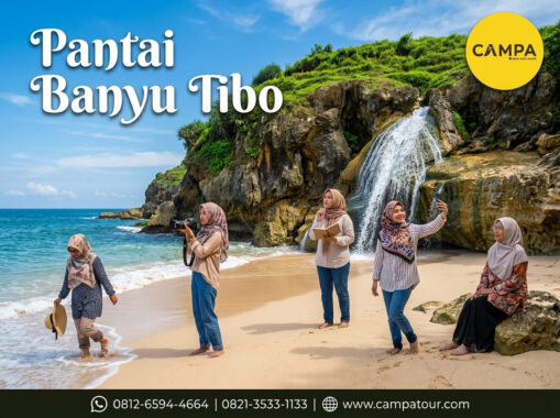 Pantai Banyu Tibo - Paket Wisata Pacitan bersama Campa Tour