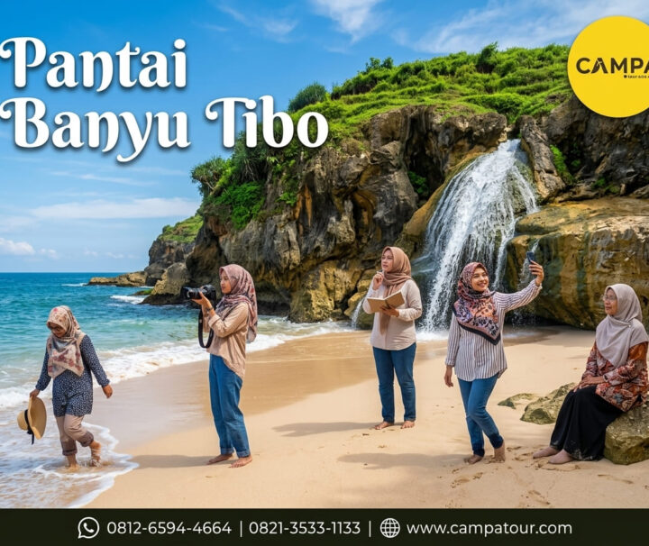Pantai Banyu Tibo - Paket Wisata Pacitan bersama Campa Tour