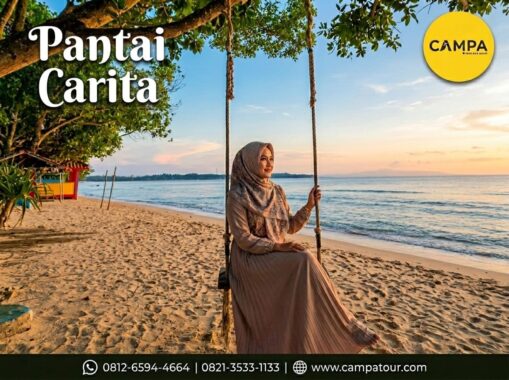 Pantai Carita - Paket Tour WIsata Banten bersama Campa Tour