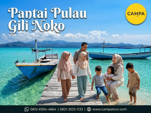 Pantai Pulau Gili Noko - Paket Tour Wisata Bawean bersama Campa Tour