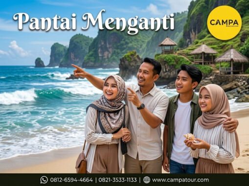 Wisata ke Pantai Menganti - Paket Tour Kebumen bersama Campa Tour