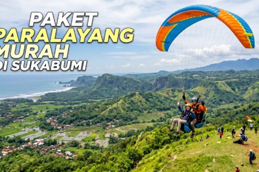 poster paket murah paralayang sukabumi