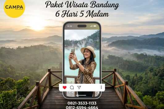 Paket Tour Lembang, Pangalengan, Ciwidey, Bandung 6 Hari 5 Malam (6H5M)