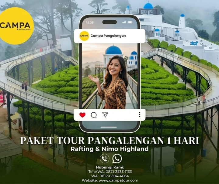 Paket Tour Pangalengan 1 Hari: Rafting dan Nimo Highland bersama campa Tour