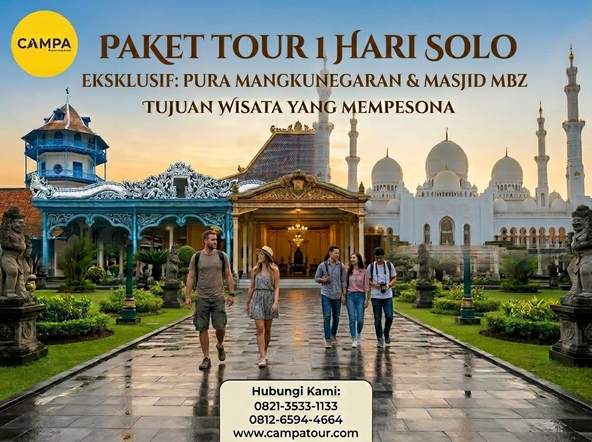 Paket Tour Solo 2H1M (2 Hari 1 Malam) bersama Campa Tour