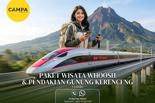 Tour Kereta Cepat Whoosh & Trekking Gunung Kerenceng 1 Hari bersama Campa Tour